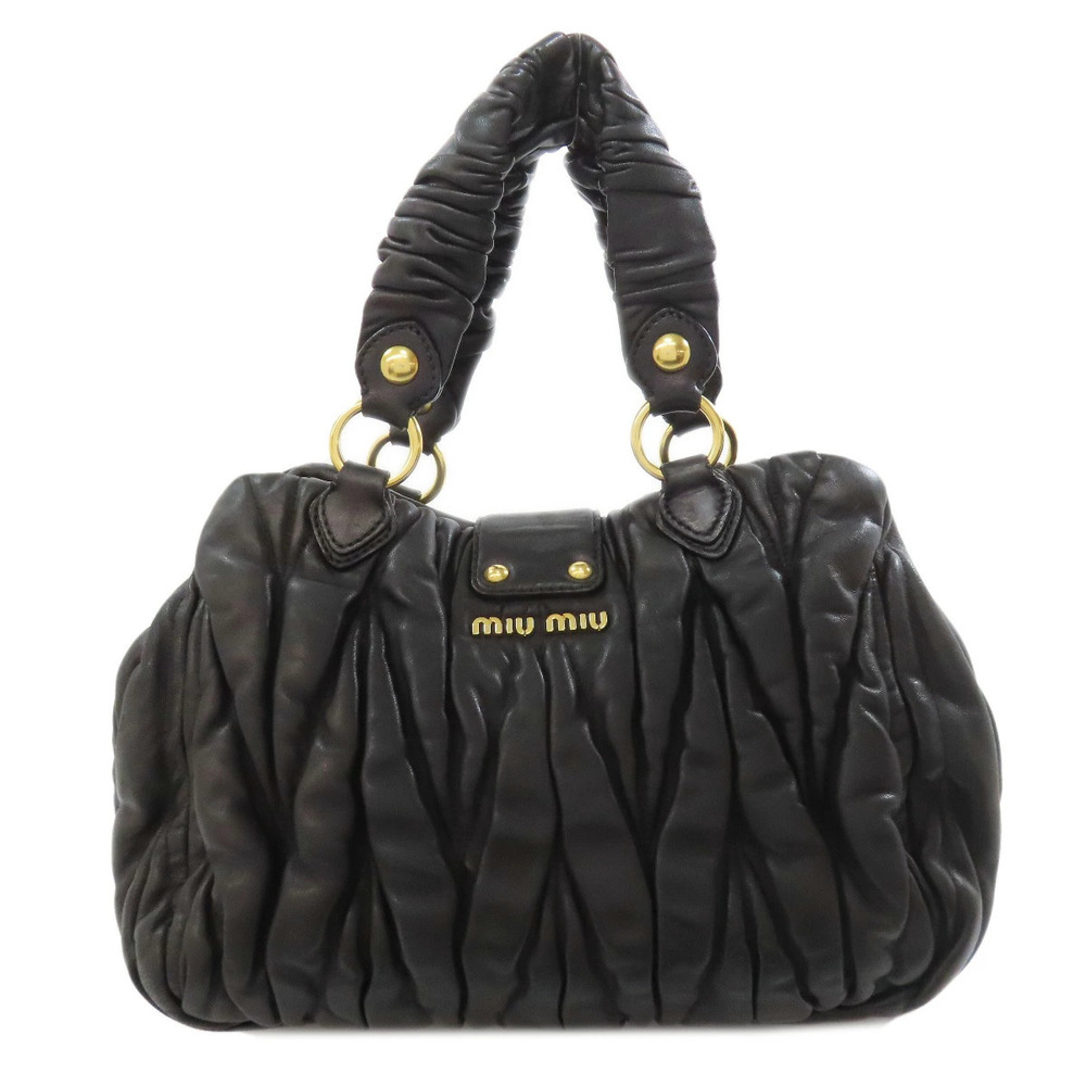 Miu MIu Matelasse Handbag Leather - Picture 2 of 11